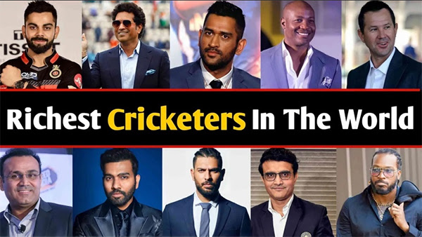 Richest Cricketer in the World, List of Top-10