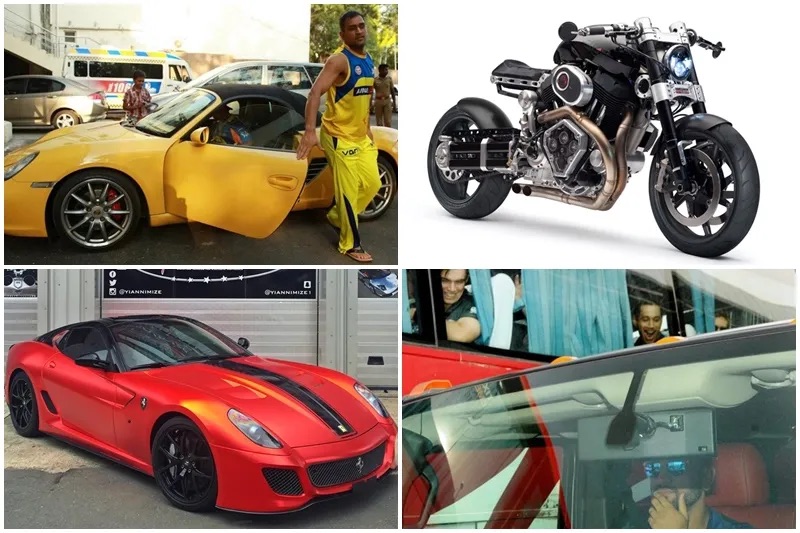 MS Dhoni Bikes & Cars Collection 