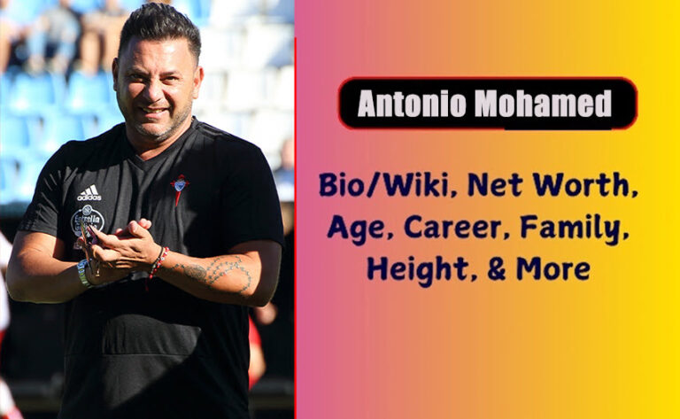 Antonio Mohamed Biography 2026 Age, Height, Weight, Net Worth, Salary ...